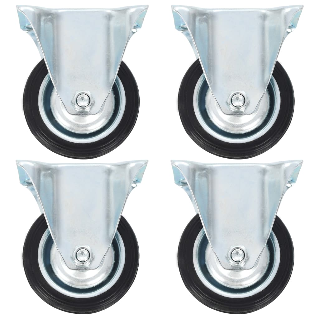 Vidaxx roues fixes 4 pcs 75 mm