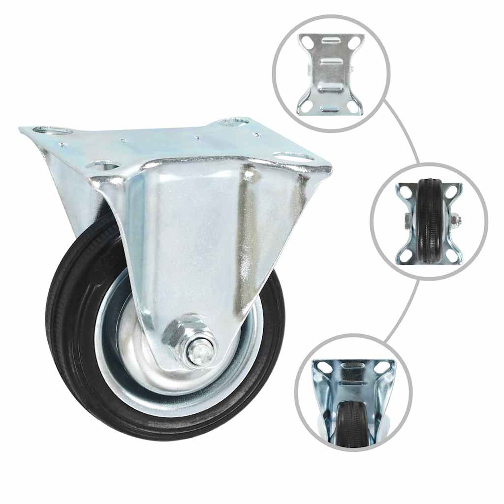 Vidaxx roues fixes 4 pcs 75 mm