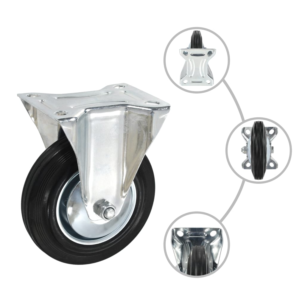 Vidaxx roues fixes 4 pcs 160 mm