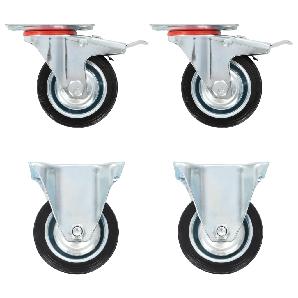 Roues VidaXL 4 pièces 75 mm