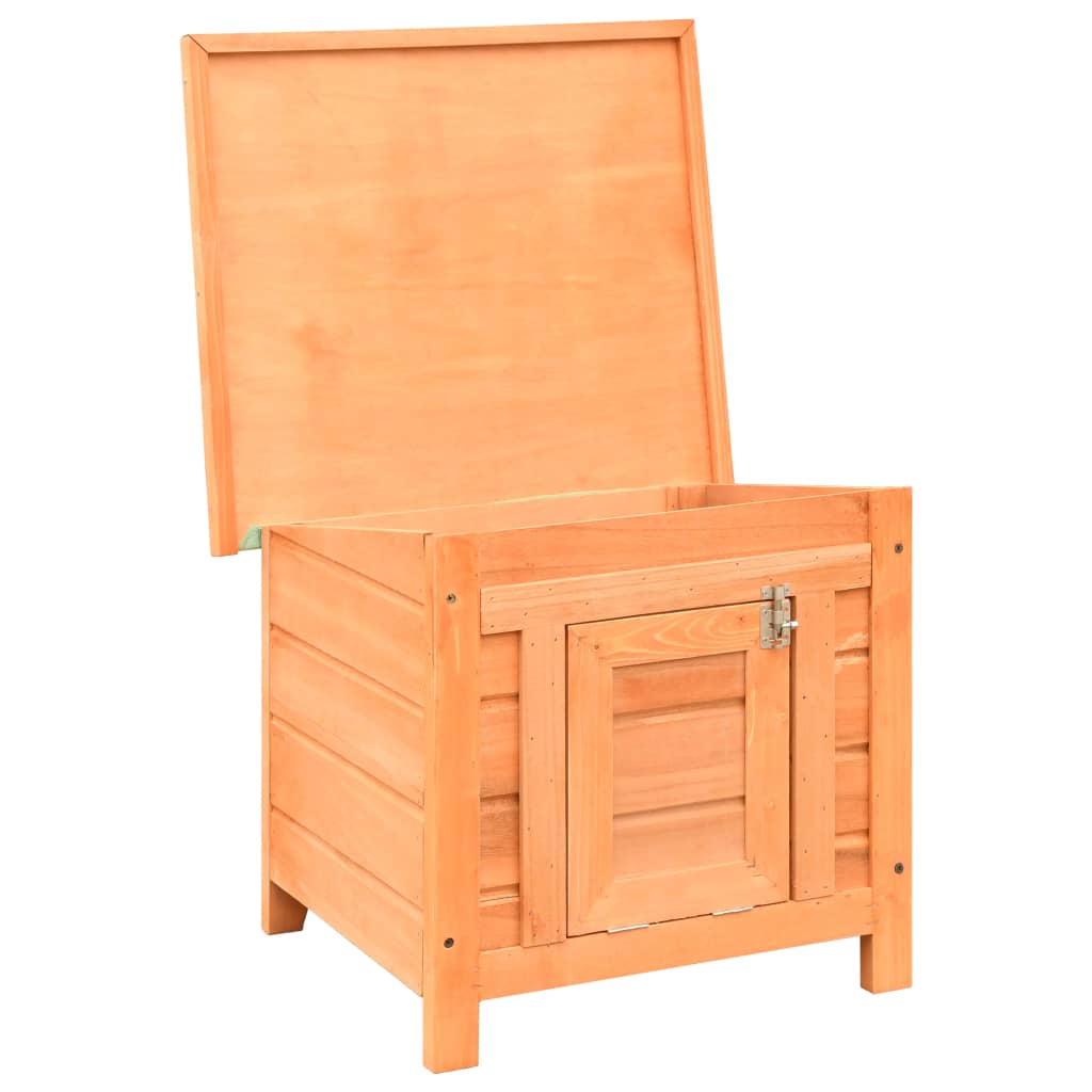 Vidaxl Kattenhuis 50x46x43,5 cm Pine solide et bois de pin