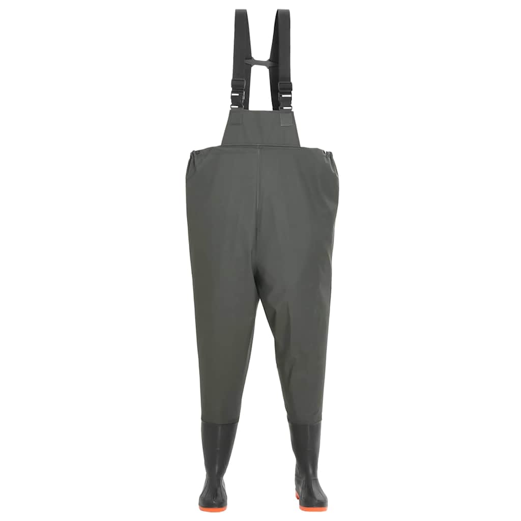 Vidaxl waadbroek avec bottes taille 42 vert