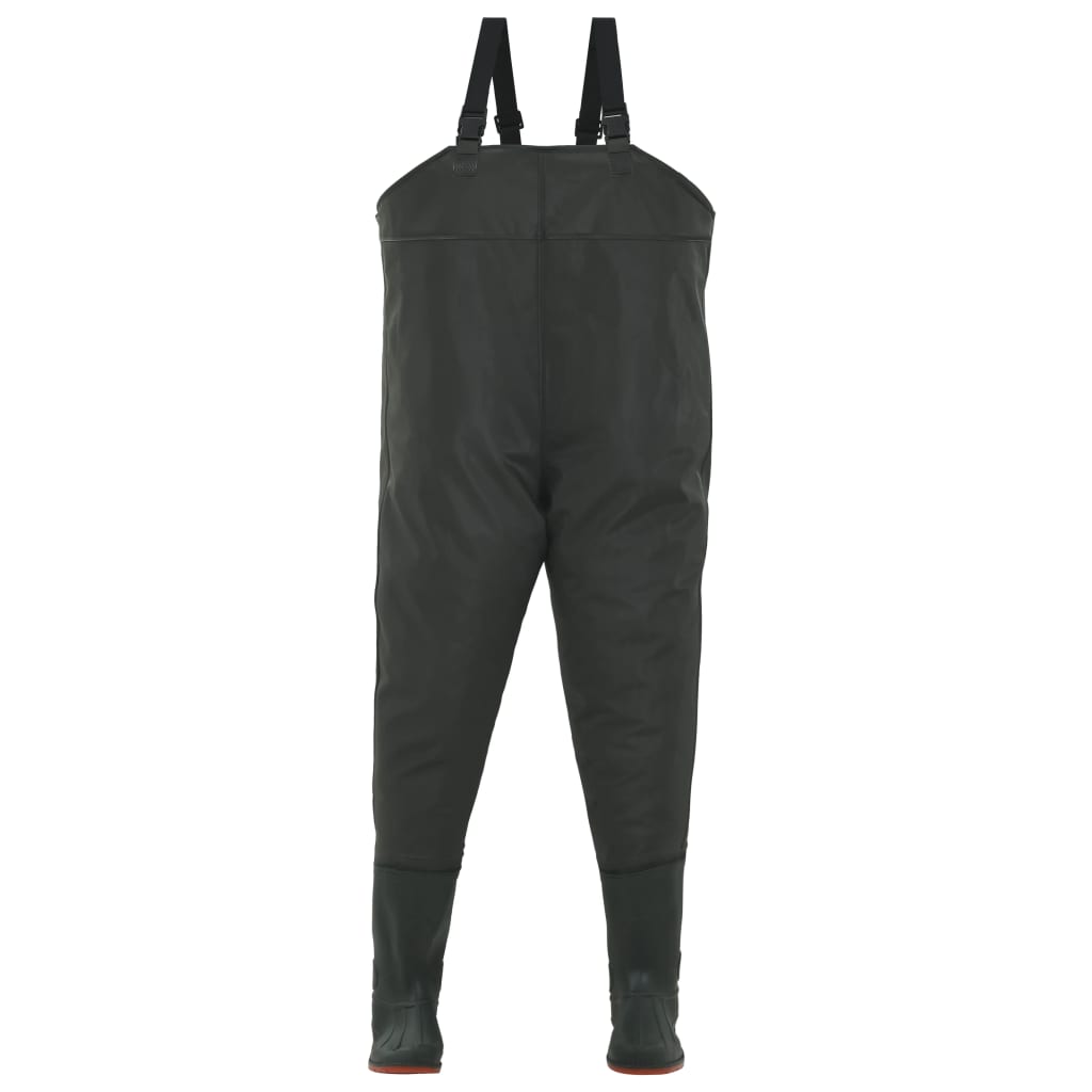 Vidaxl waadbroek avec bottes taille 44 vert