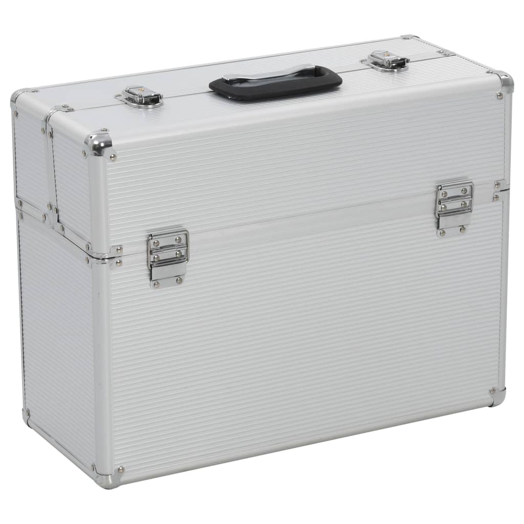 Vidaxx mallette à outils 47x36x20 cm aluminium argenté