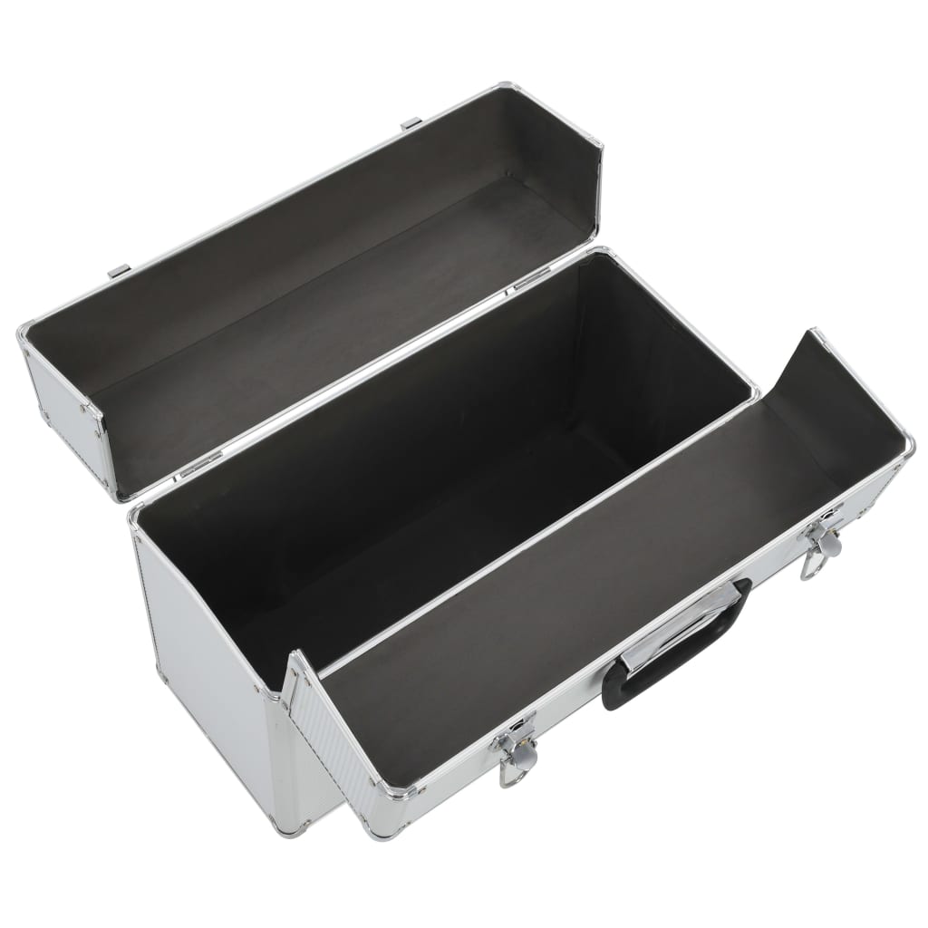 Vidaxx mallette à outils 47x36x20 cm aluminium argenté