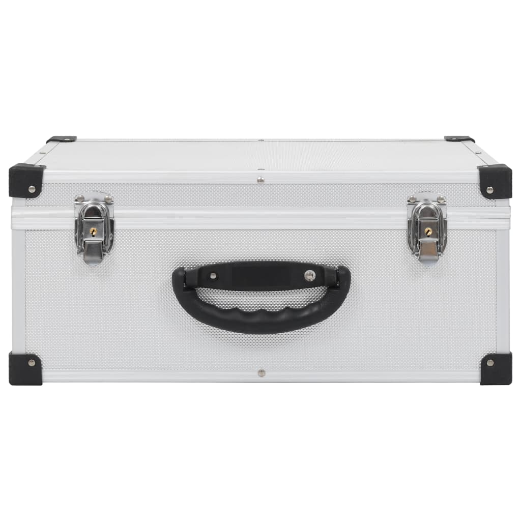 Vidaxl CD Case pour 60 CDS Aluminium ABS Silver Colored