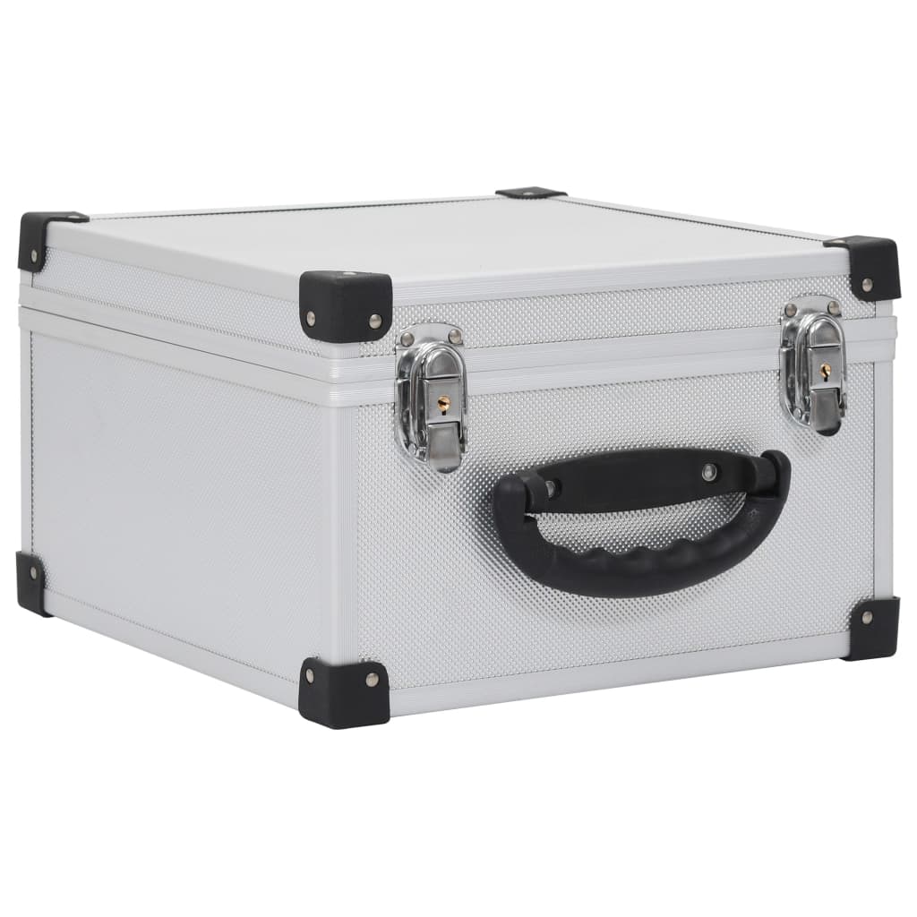 Vidaxl CD Case pour 40 CDS Aluminium ABS Silver Colored