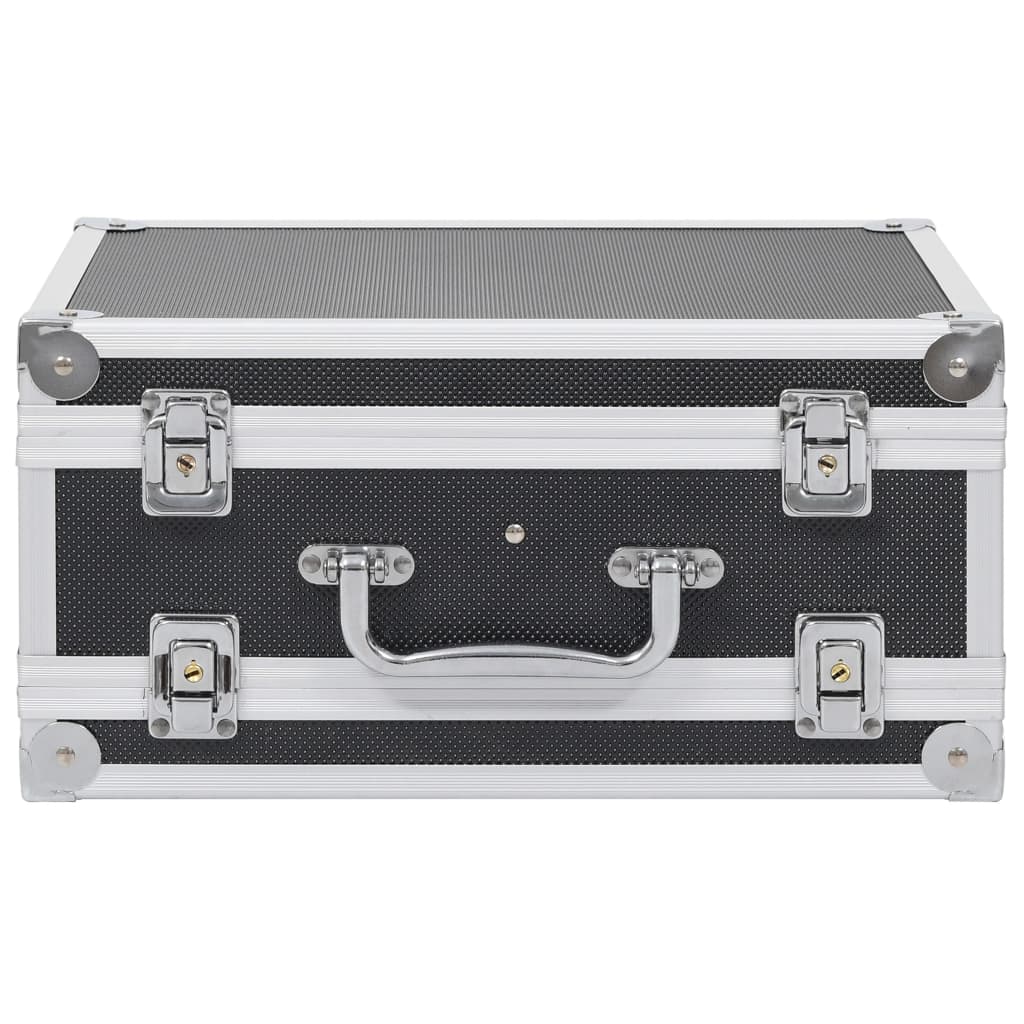 Vidaxx mallette pour pistolet aluminium abs noir