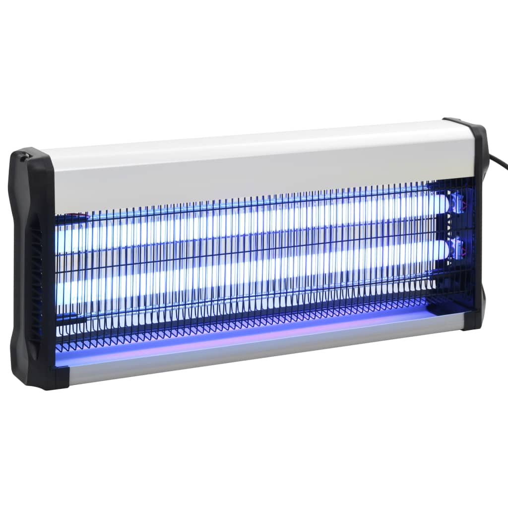 Vidaxl vliegendoder 40 w aluminium abs noir