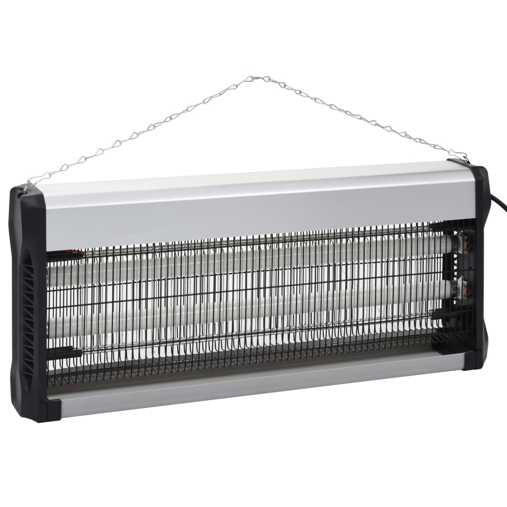 Vidaxl vliegendoder 40 w aluminium abs noir