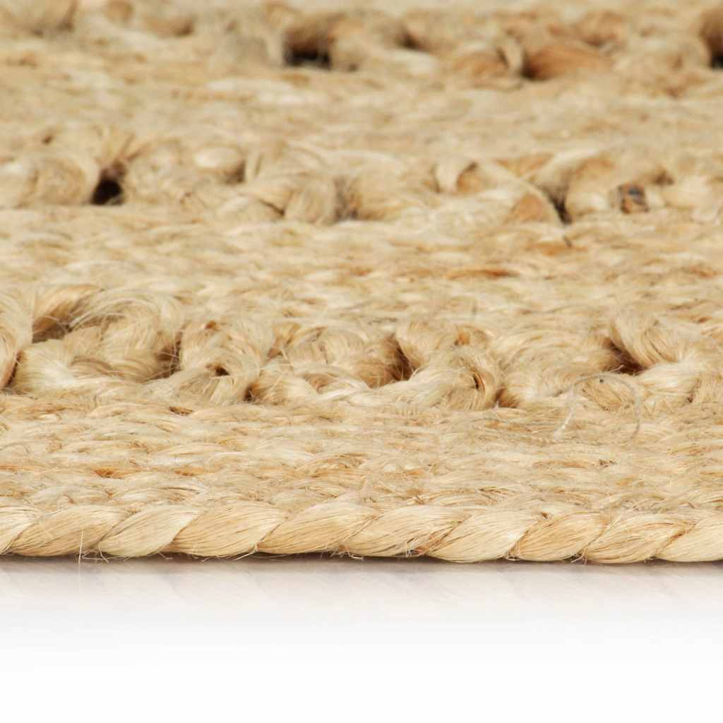 Viaxl tapis à la main 120 cm Jute tressée
