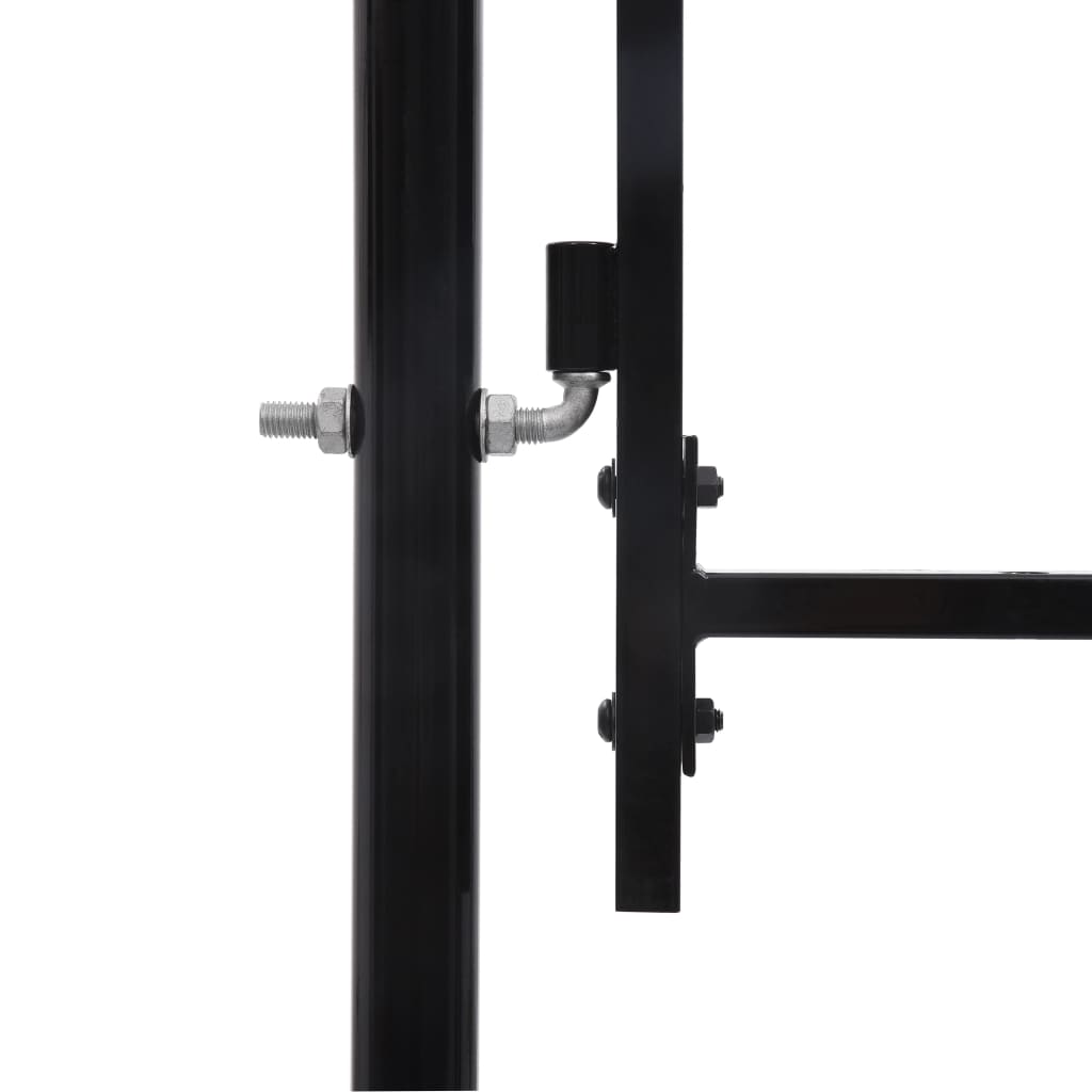 VidaXL Portillon 1,75x4 m acier noir