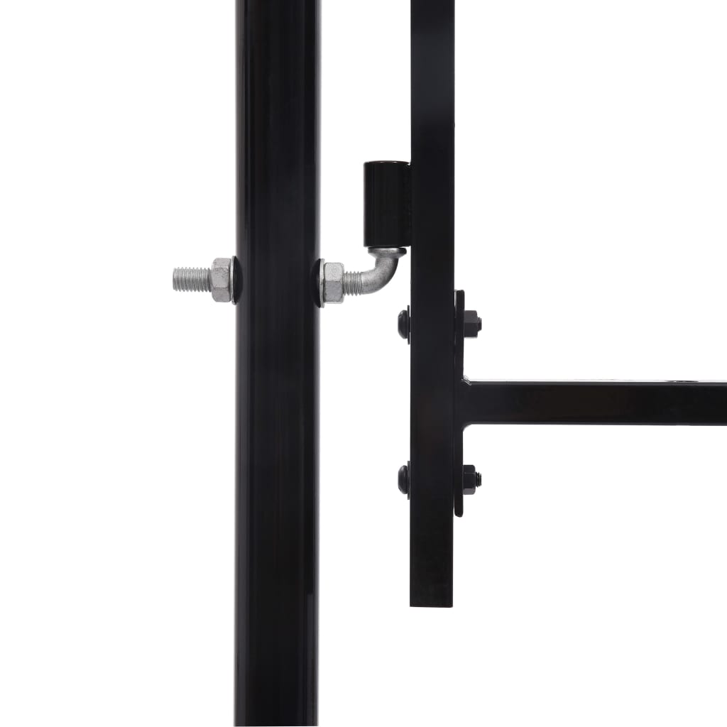 VidaXL Portillon 2x4 m acier noir