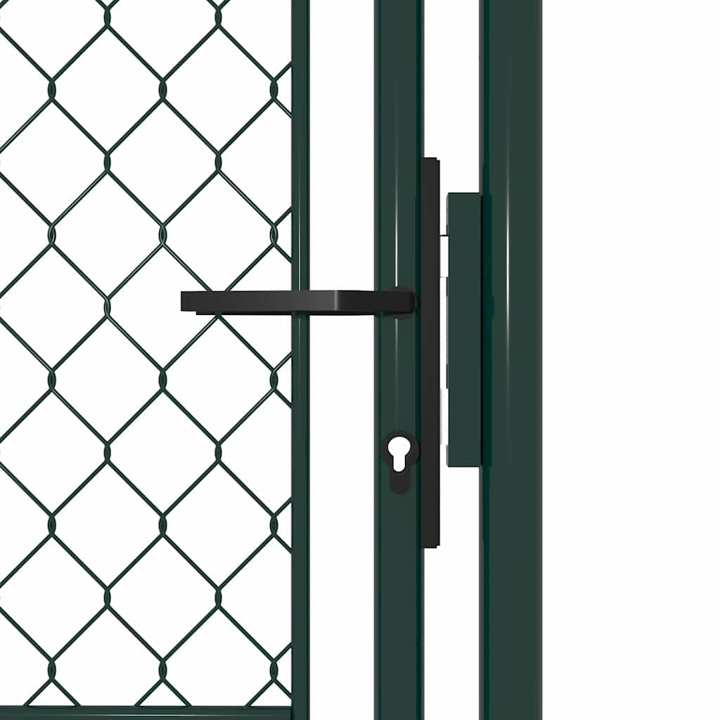 Vidaxx portail de jardin en acier 100x125 cm vert