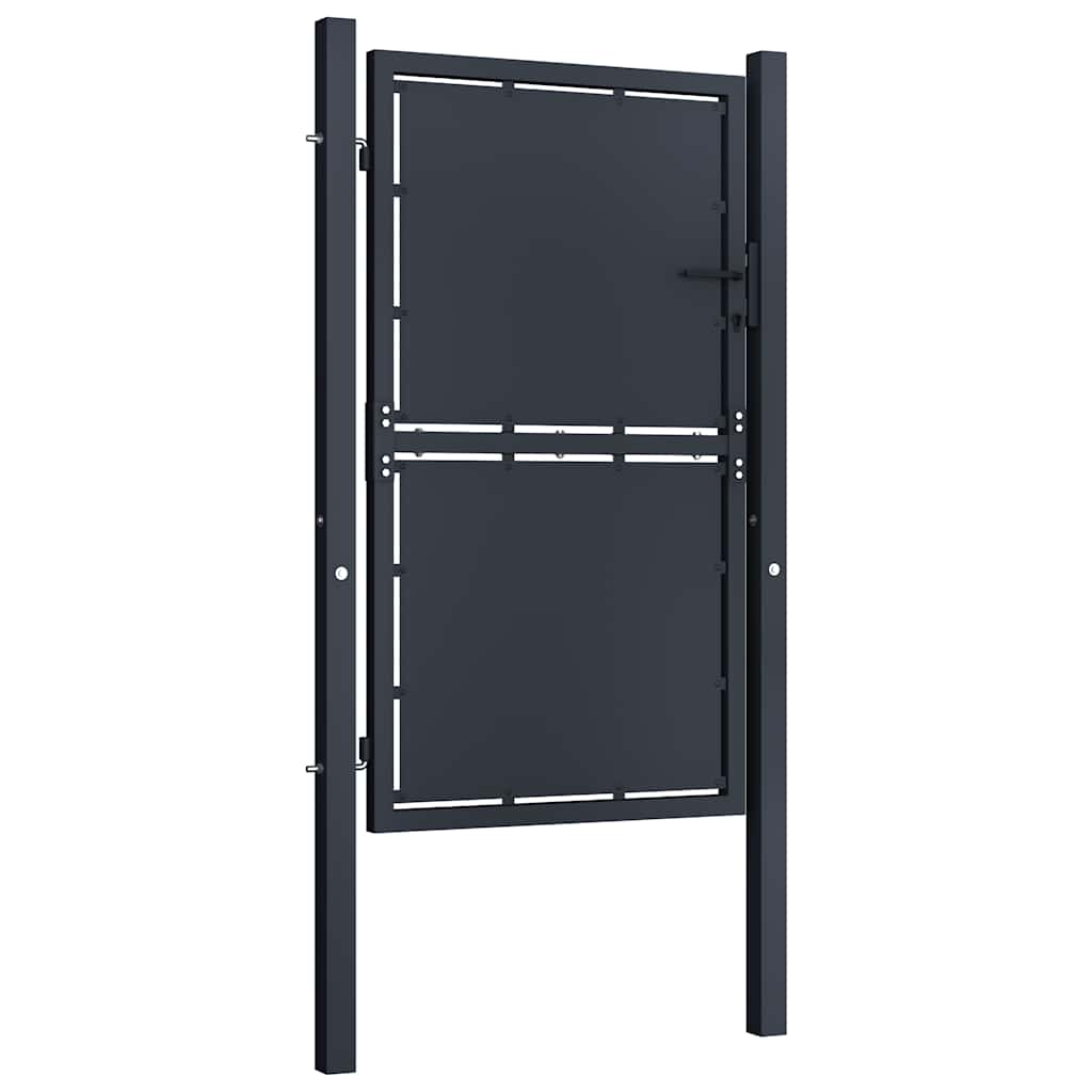 VidaXL Portail 100x150 cm acier anthracite