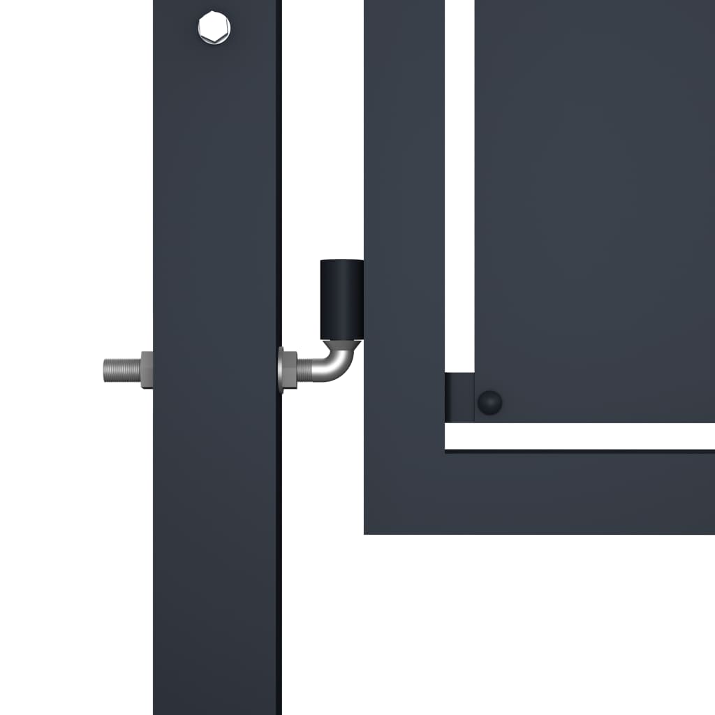 VidaXL Portail 300x125 cm acier anthracite