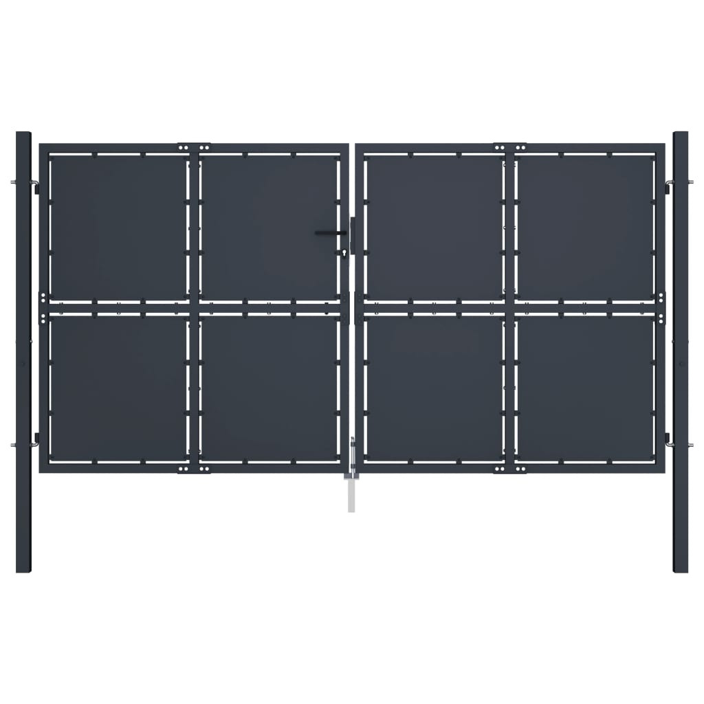 VidaXL Portail 300x200 cm acier anthracite