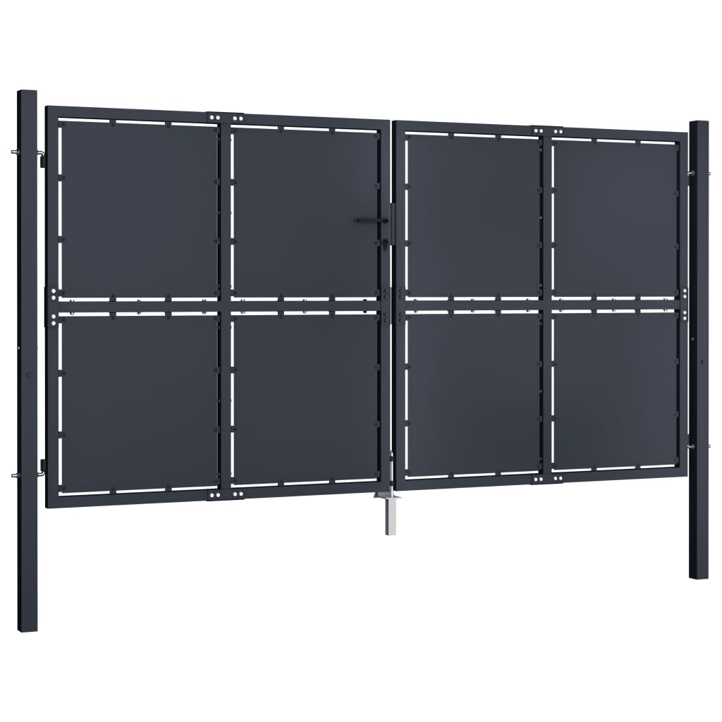VidaXL Portail 300x200 cm acier anthracite