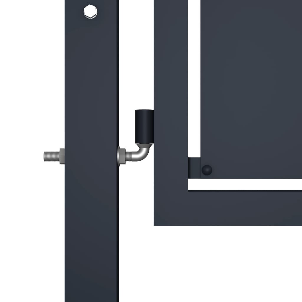 VidaXL Portail 400x175 cm acier anthracite