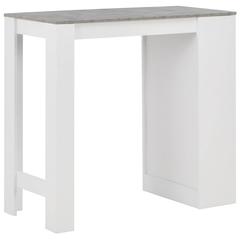 Vidaxl bartafel met schap 110x50x103 cm wit