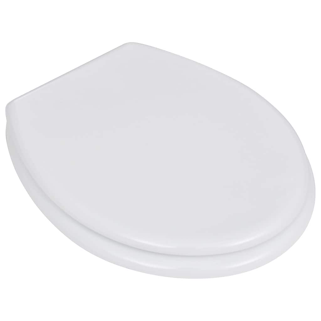 VidaXL toilet seats with lids 2 ST MDF White