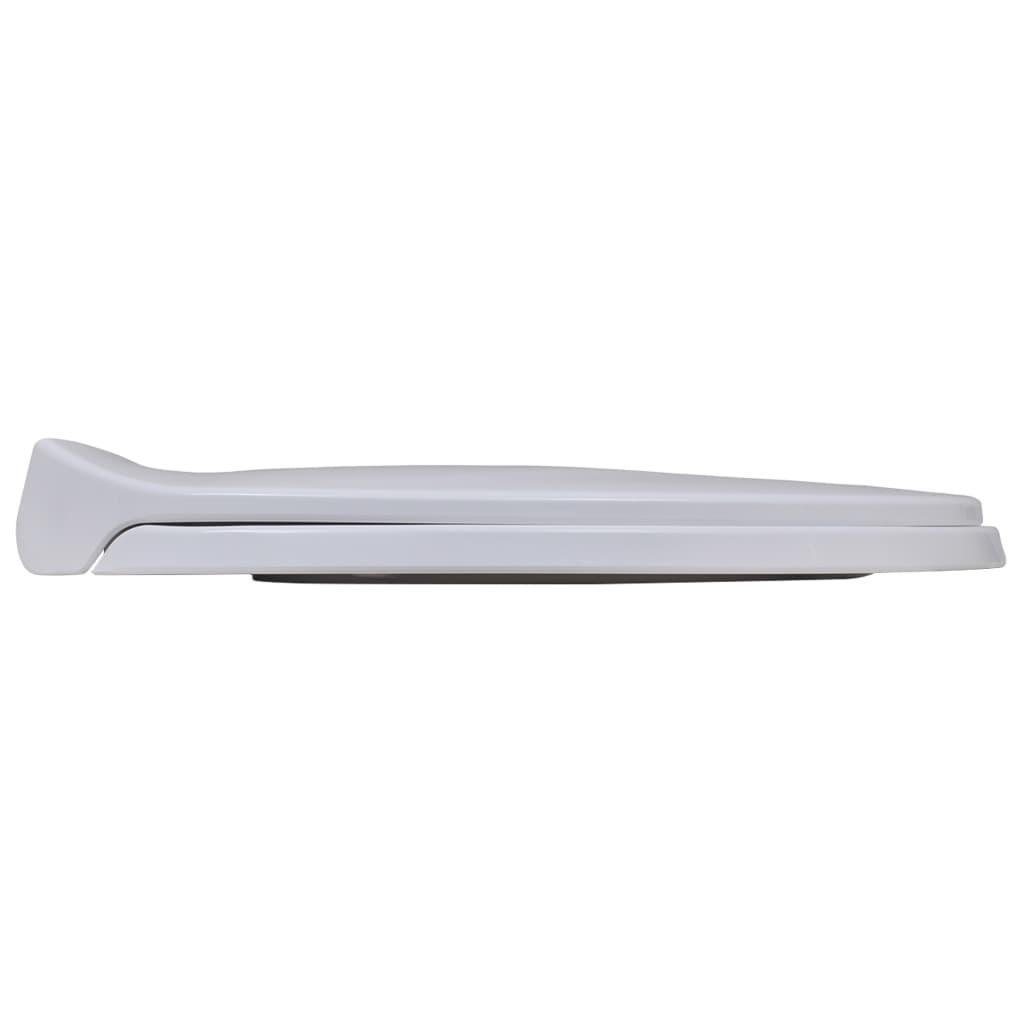 Vidaxl toilet seats with soft-close lids 2 st plastic white