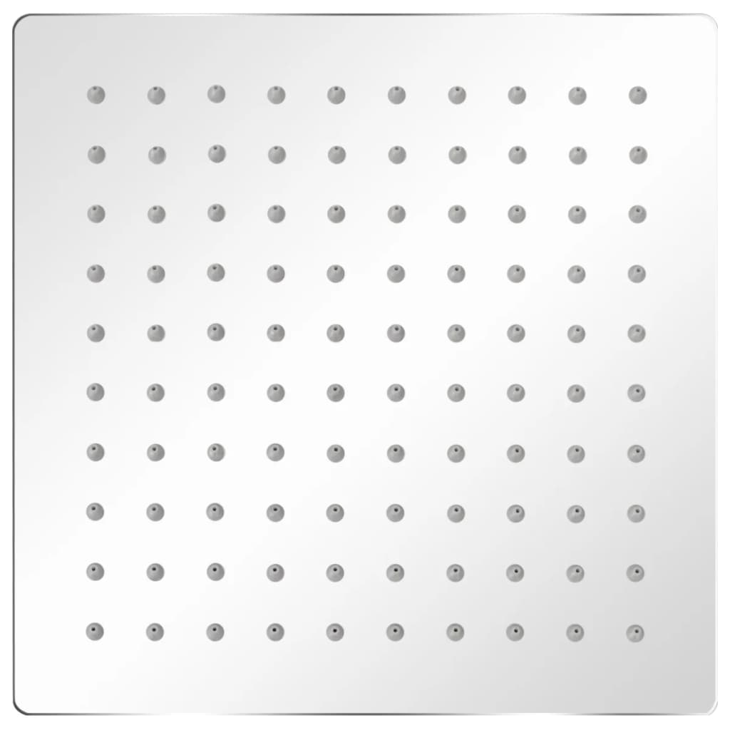 Vidaxl rain shower heads 2 st 20x20 cm stainless steel