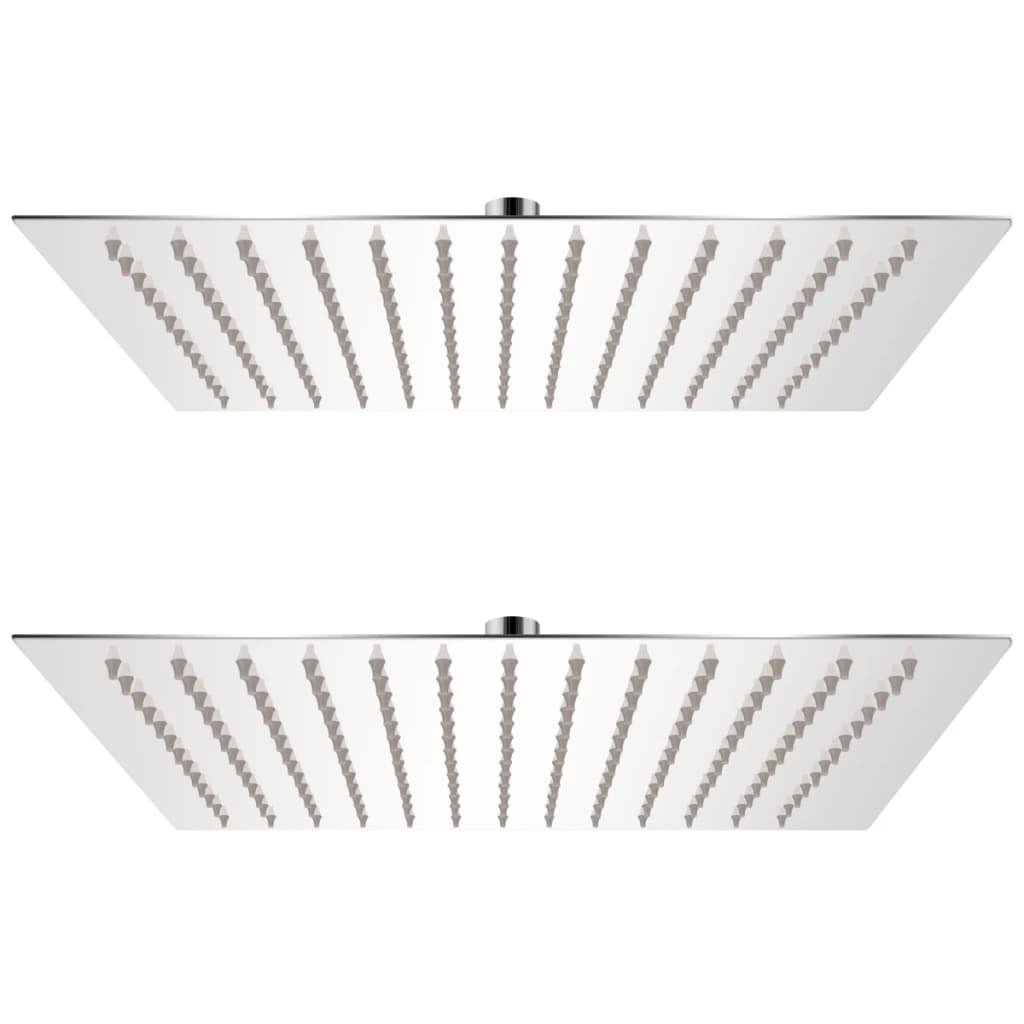 Vidaxl Rain shower head 2 st 25x25 cm stainless steel