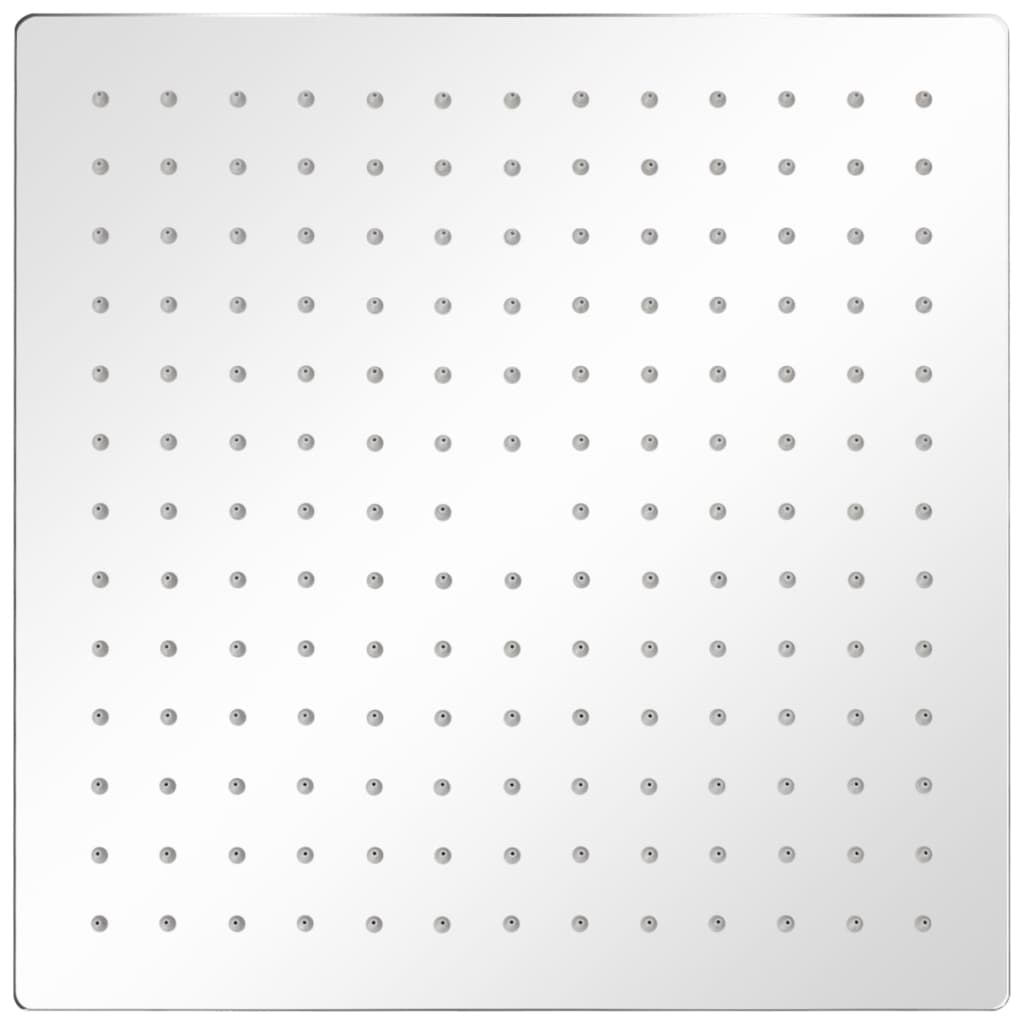 Vidaxl rain shower head 2 pcs 30x30 cm stainless steel