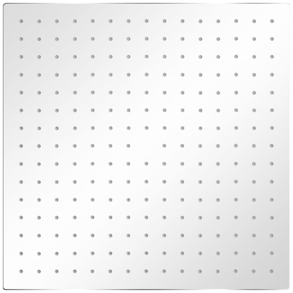 Vidaxl rain shower head 2 st 40x40 cm stainless steel