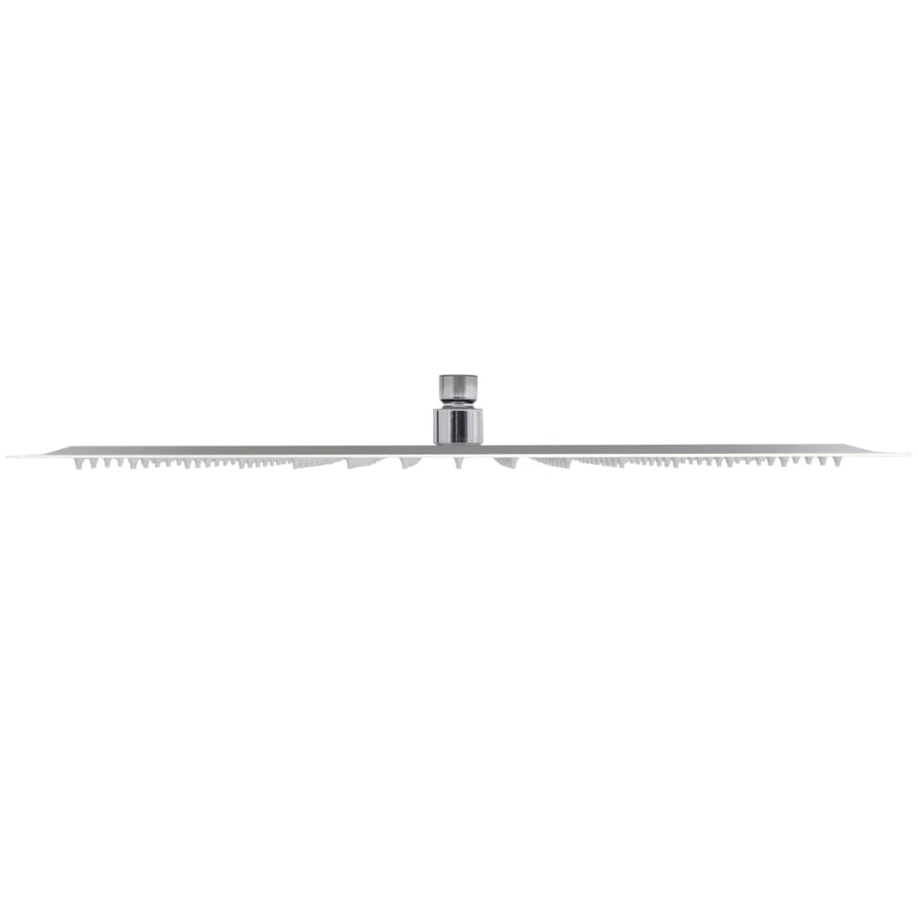 Vidaxl rain shower head 2 st 40x40 cm stainless steel