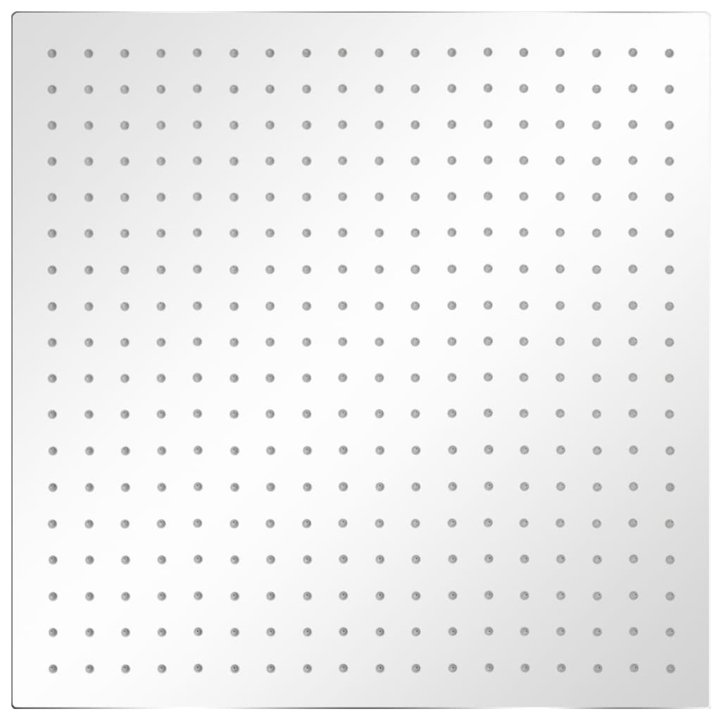 Vidaxl rain shower head 2 st 50x50 cm stainless steel