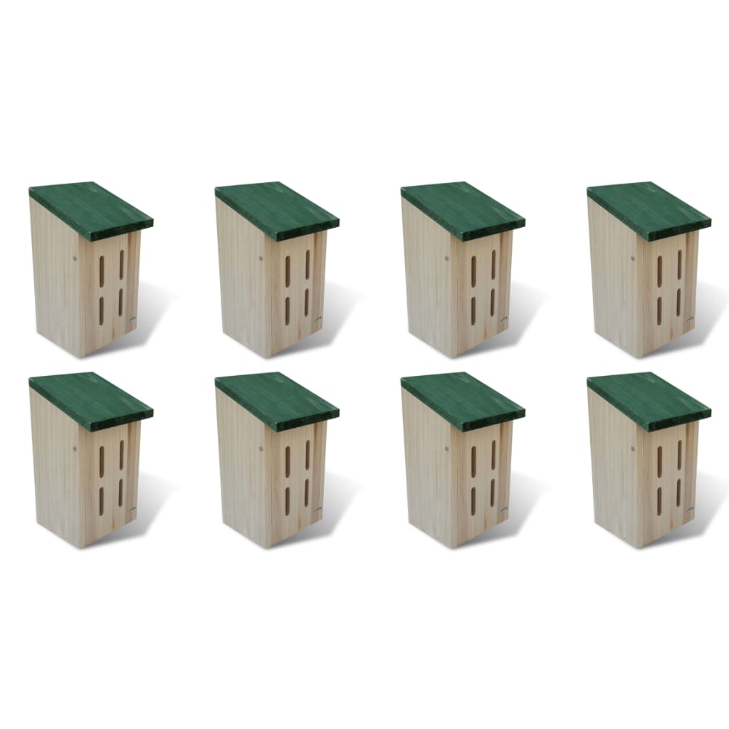Armoires de papillon Vidaxl 8 ST 14x15x22 cm Bois