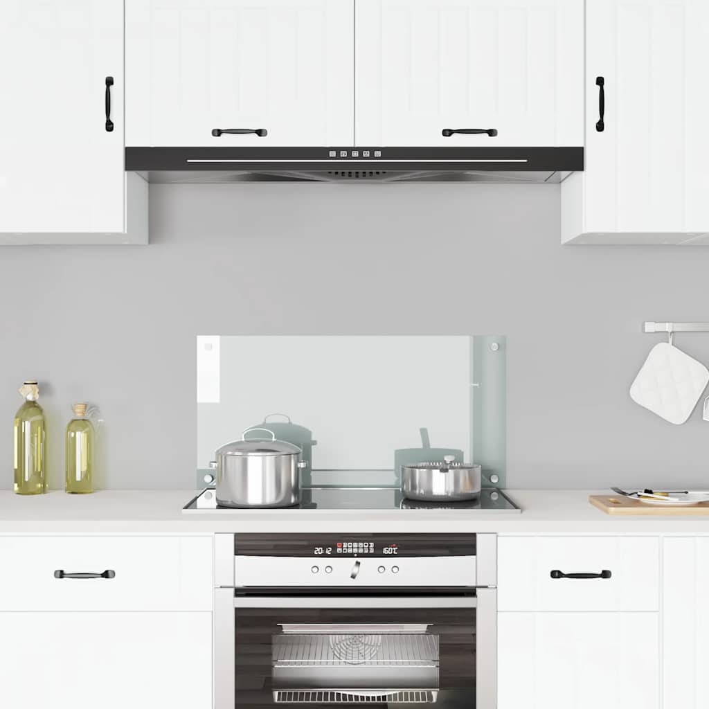 Vidaxl Splash Screen Kitchen 80x40 cm Verre terminale transparent