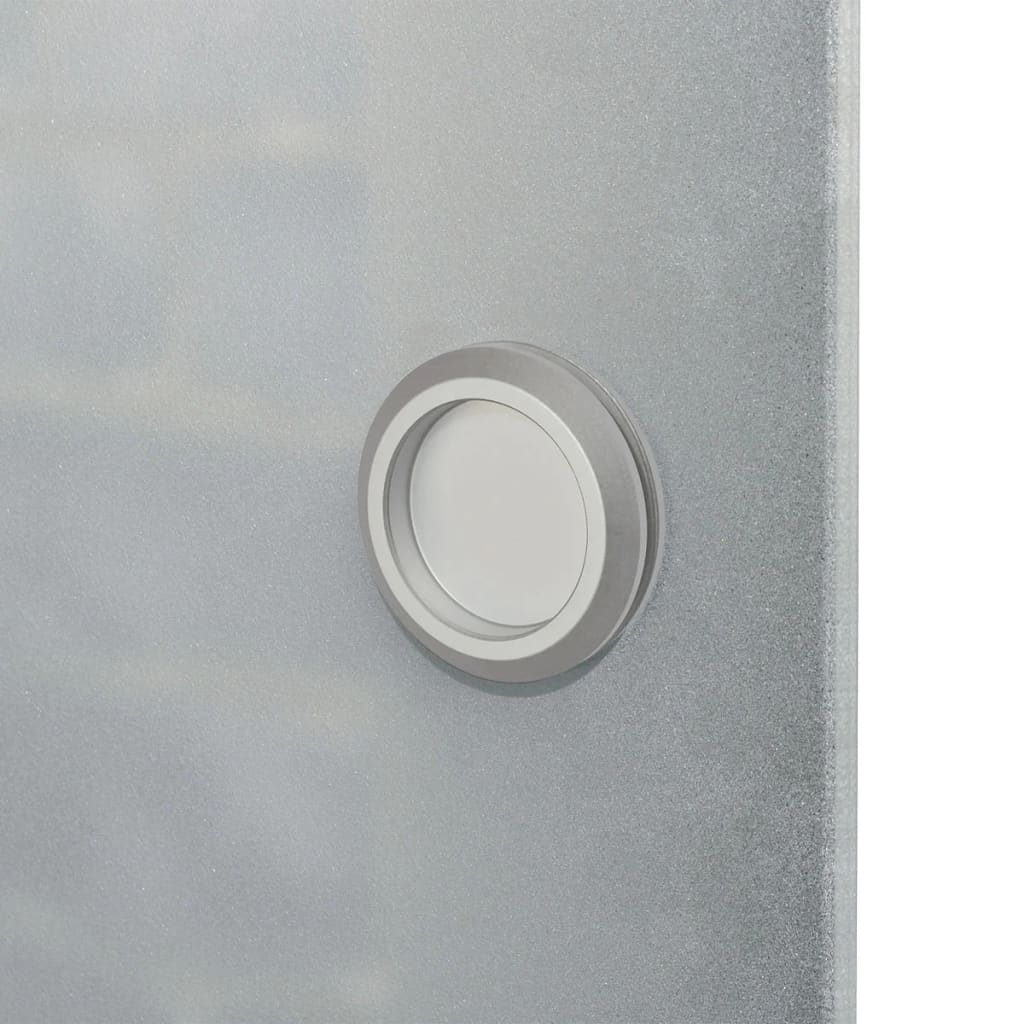 Vidaxl Porte coulissante 178 cm Verre et argent en aluminium coloré