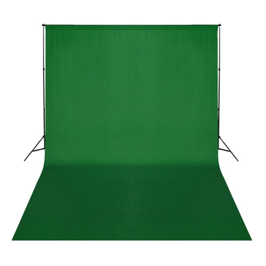 Contexte Vidaxl sans chromakey standard 500x300 cm vert coton