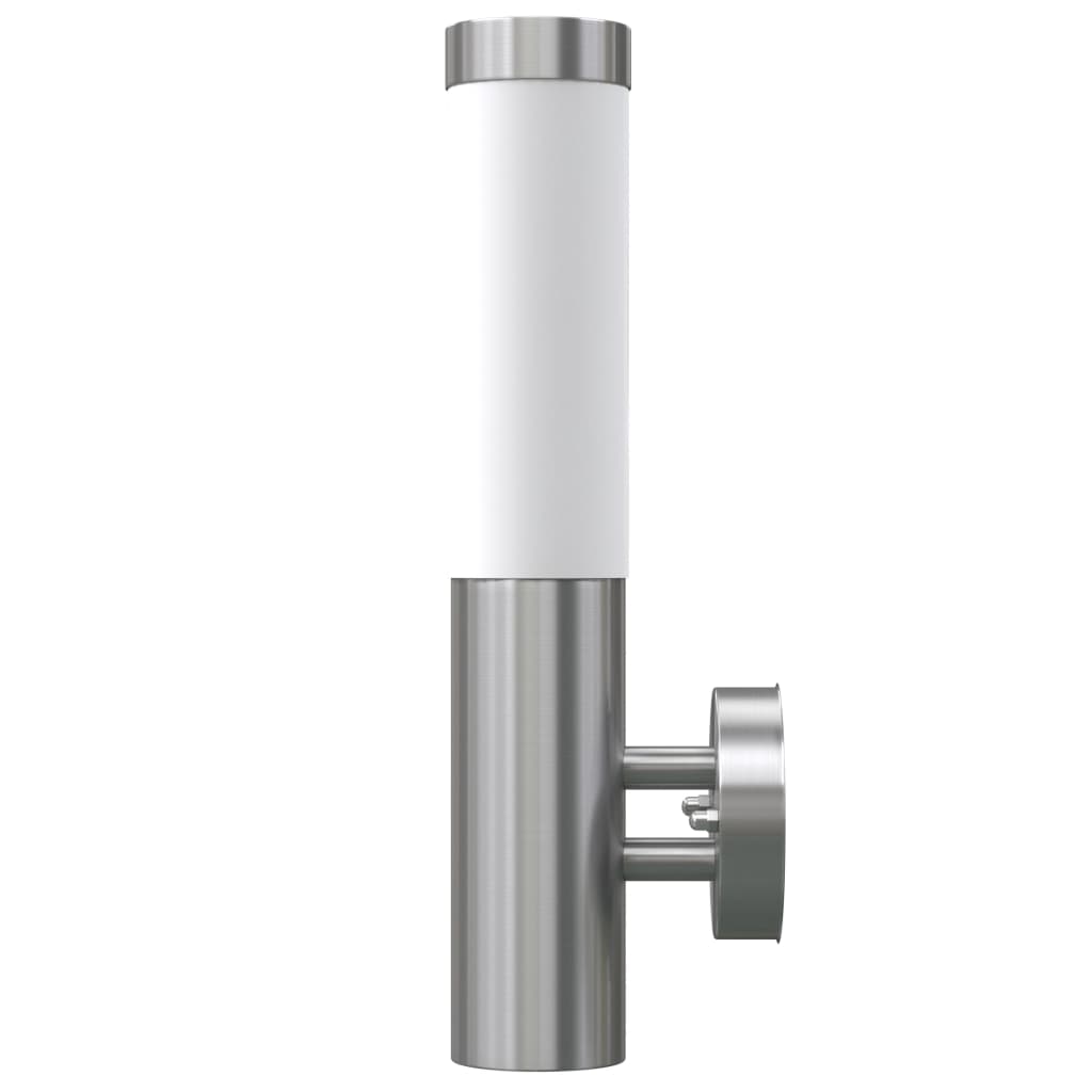 Vidaxl extérieur en acier inoxydable Savona (2 pièces)