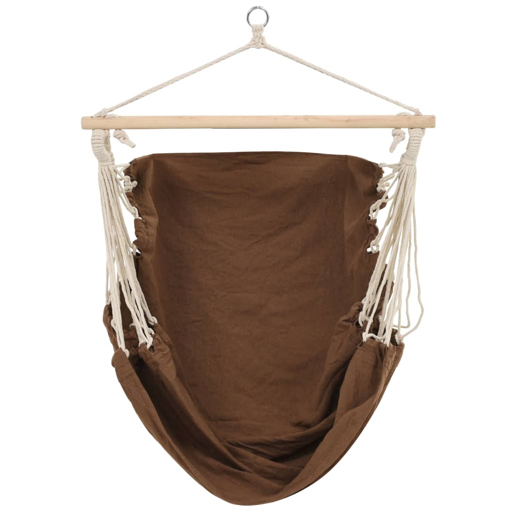 Vidaxl chaise suspendue marron (grand)