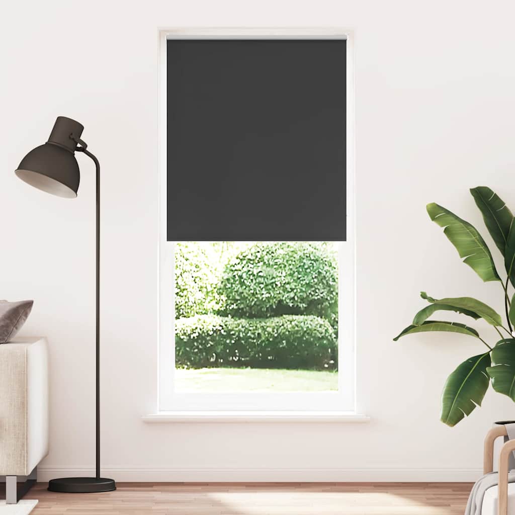 Vidaxx store enrouleur occultant 104,4 x 230 cm largeur de tissu 100 cm noir