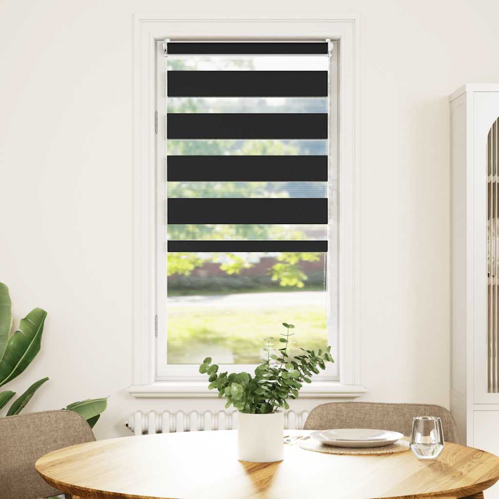 Vidaxl duo rouleau aveugle 40x100cm noir