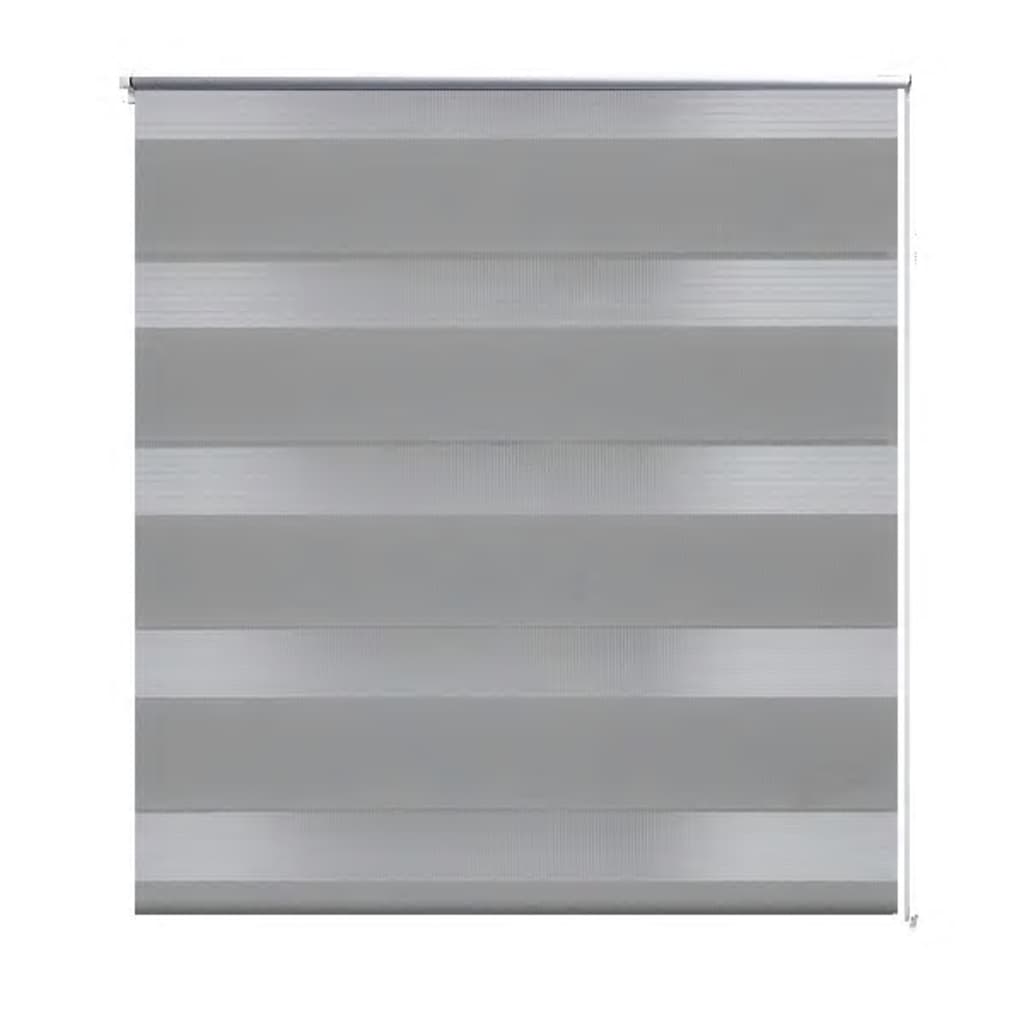 VidaXL Duo Store Enrouleur 50x100cm Gris