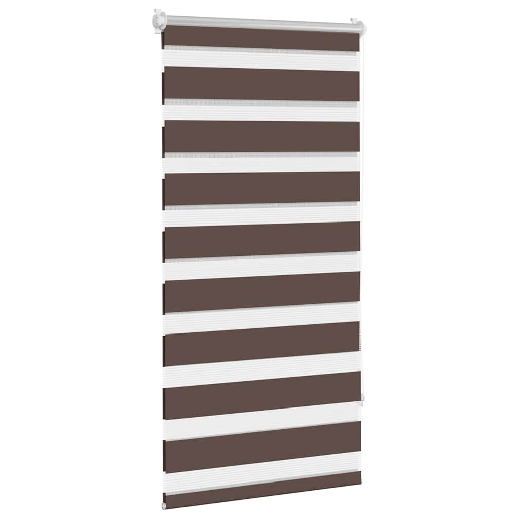 VidaXL Duo Store Enrouleur 60x120cm Marron Café
