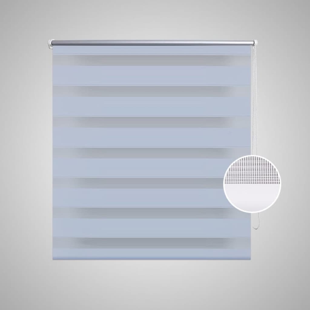 Vidaxl duo rouleau aveugle 80x175cm blanc