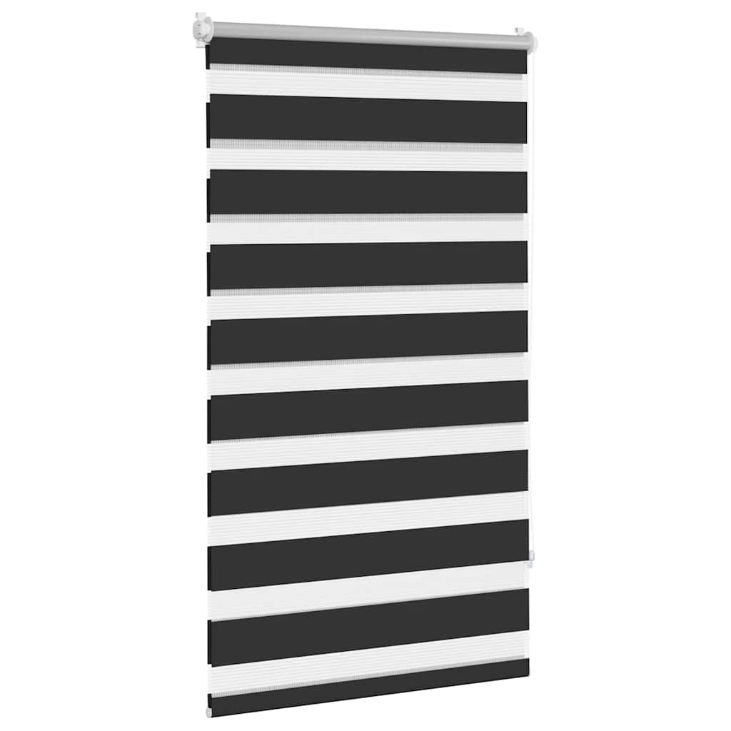 VidaXL Duo Store Enrouleur 90x150cm Noir
