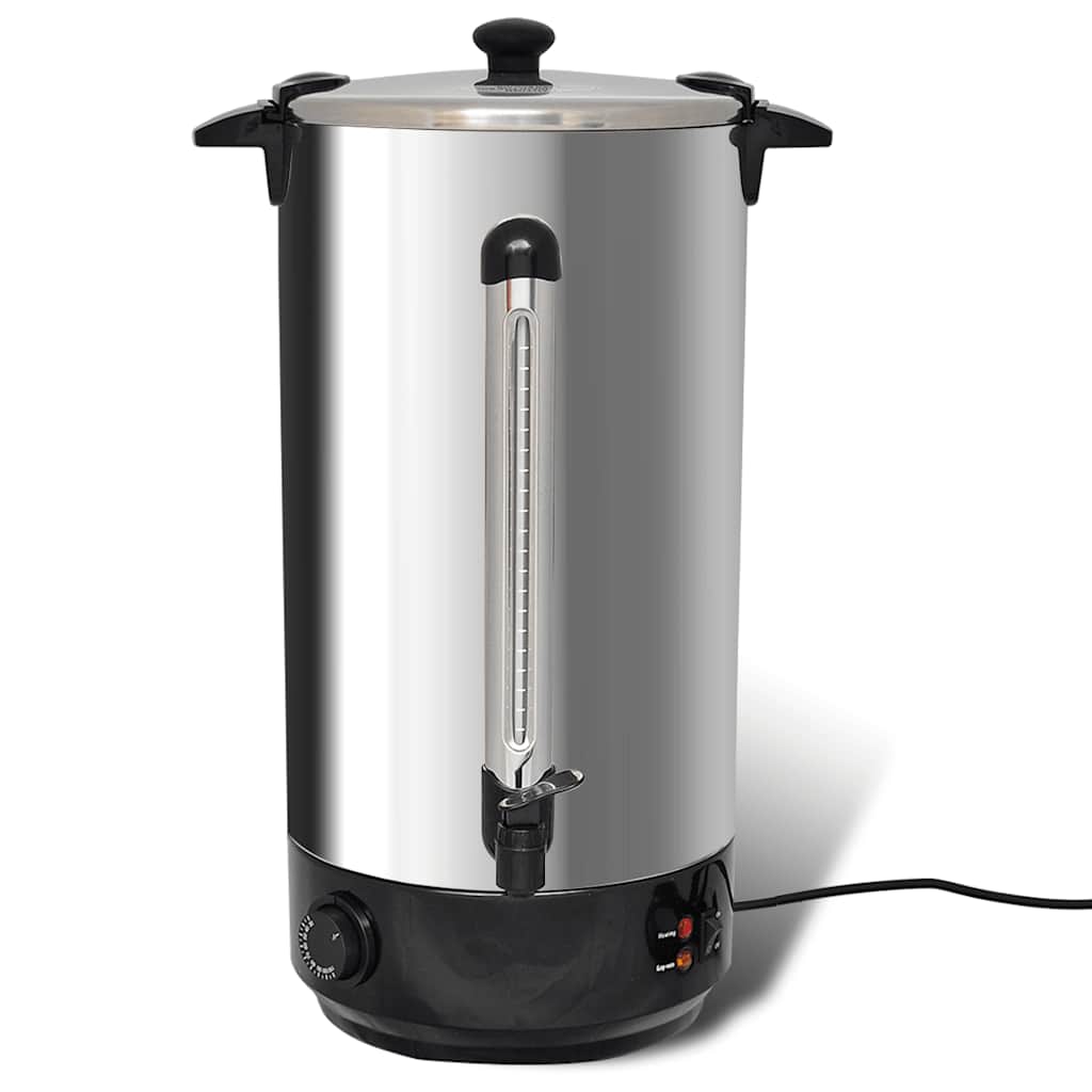Vidaxxl chaudière à vin chaud à eau 25l
