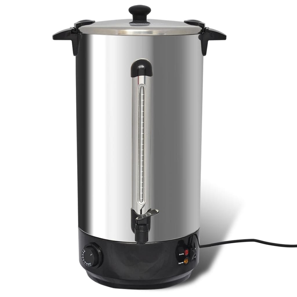 Vidaxxl chaudière à vin chaud à eau 25l