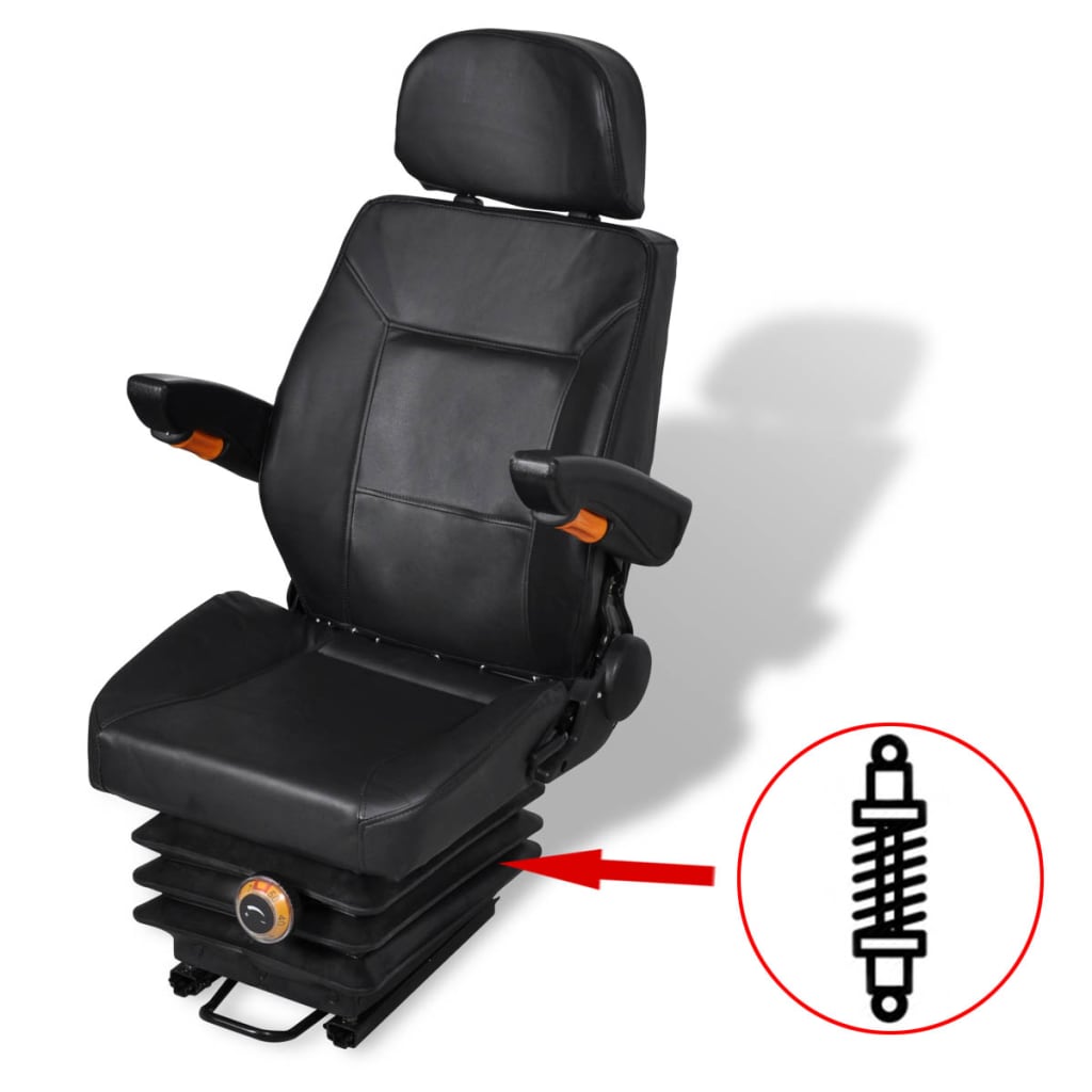 Chaise de tracteur Vidaxl avec suspension