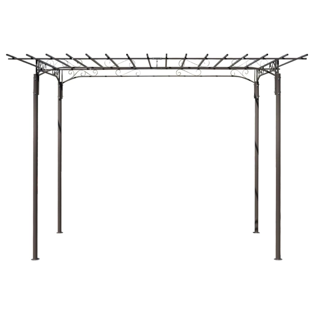 Vidaxl en acier rose arc 215 cm