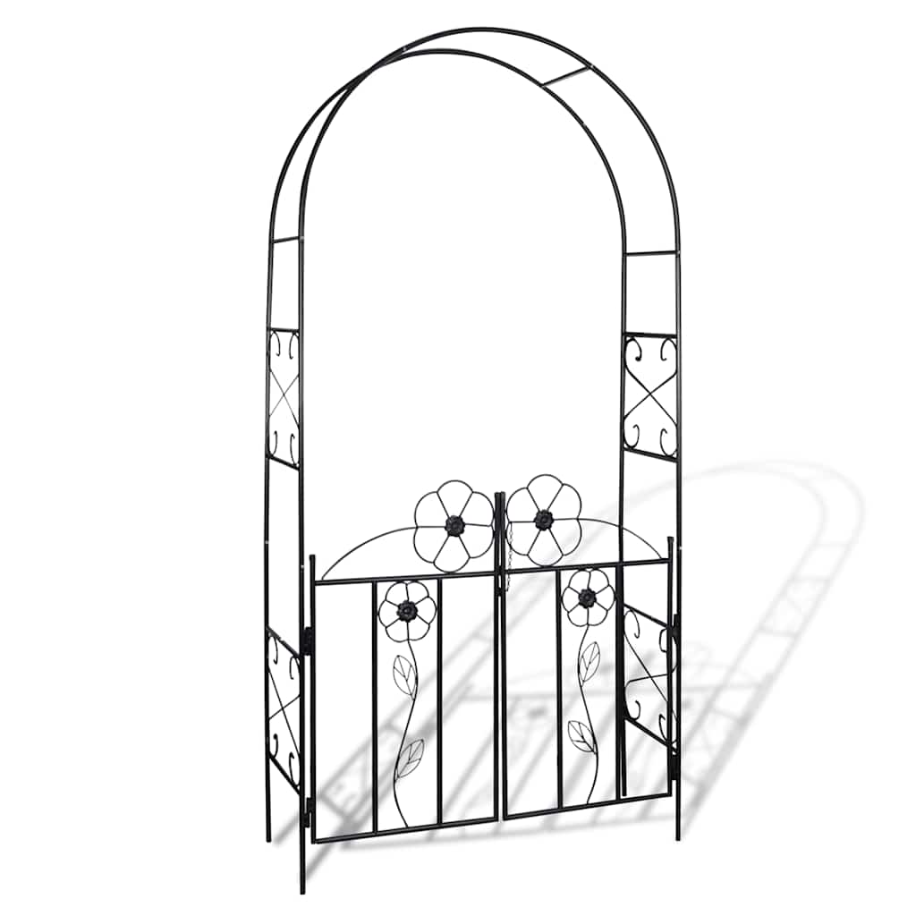 Vidaxl rozenboog avec des portes 230 cm