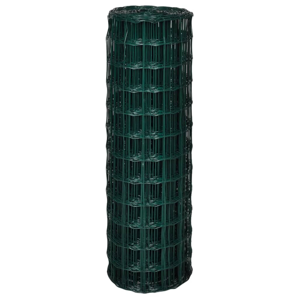 Vidaxl Euro Hek 10x1,2 m en acier vert